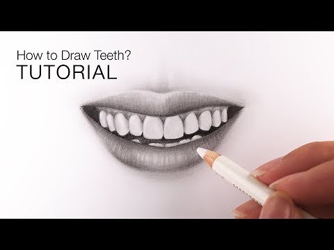 How to Draw Teeth for BEGINNERS - EASY Tutorial