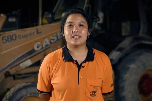 This female excavator operator defied her father's wishes to enter a male-dominated industry