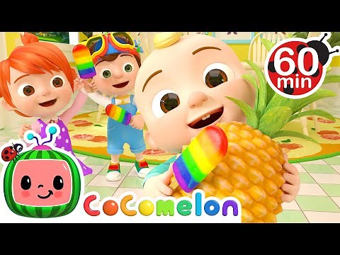 🍭 Popsicle Colors Song KARAOKE 🍭 | 1 HOUR OF COCOMELON! | Sing Along With Me! | Moonbug Kids Songs