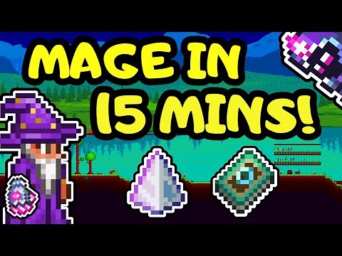 Terraria Mage Guide in 15 Minutes! Terraria 1.4 Mage Progression Loadout Guide from Start to End!