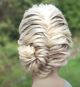 Fishtail Updo 😍 | Sweethearts Hair