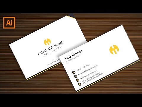 How To Create Professional Business Card In Adobe Illustrator