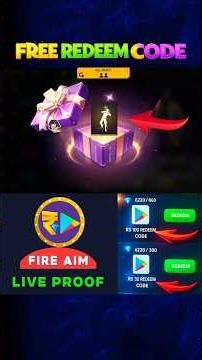 Fire Aim App Custom Winner Got 500 💎 Emote Gift, Free Redeem Code App, Free Redeem Code, #freefire