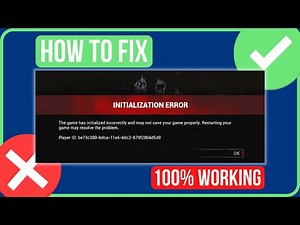 FIX INITIALIZATION ERROR DBD XBOX (2023) | How to Fix Initialization Error Dead by Daylight Xbox