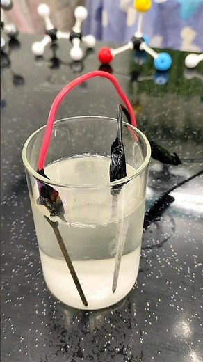 💯Electrolysis Experiment #chemistryexperiment #scienceexperiment #chemistry