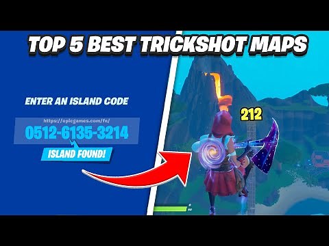 Top 5 BEST Fortnite Trickshot Maps With CODES!