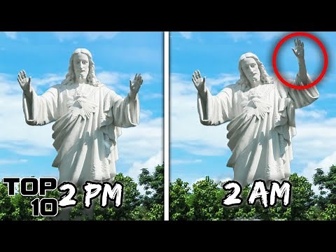 Top 10 Creepy Statues Caught Moving On Camera
