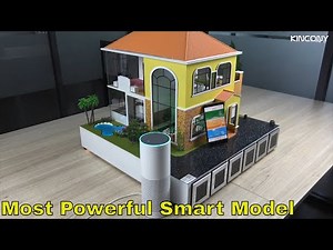 3d smart home house model science diy project powerful on YouTube!