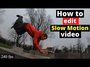 How to edit slow motion video from GoPro - Davinci resolve tutorial