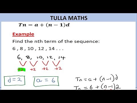 nth term of a linear / arithmetic sequence