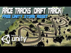 Race Tracks (Drift Track) | FREE Unity Store Asset | 3D Environment 4 Racing Game | Made with Unity