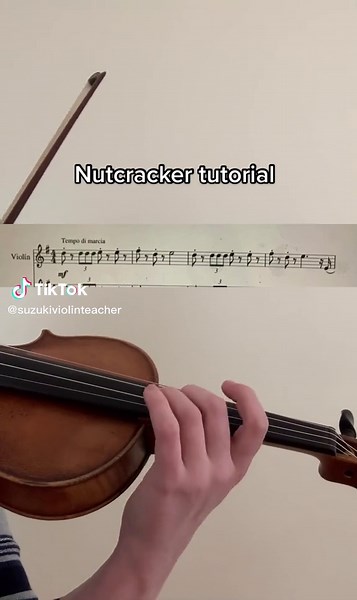 Learn to Play the Nutcracker on Violin | Christmas Music Tutorial