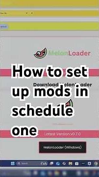 How to Download Manual Mods for Schedule One #gaming #steam