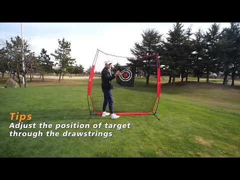 Set Up Guide GALILEO Golf Practice Net Golf Hitting Nets for Indoor Outdoor with Golf Training