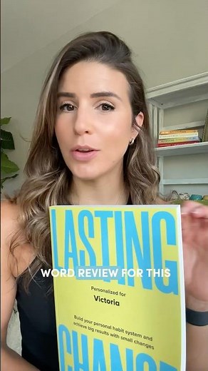 Reviewing this personalized journal and self-growth book // The Lasting Change