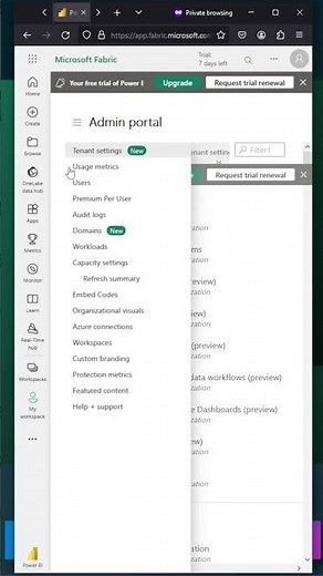 How to Assign Microsoft Fabric Capacity to a Fabric Workspace? #DataAnalytics #microsoftfabricshorts
