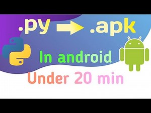 Make your first .apk android app from python on Android |python kivy|buildozer| make it on Android