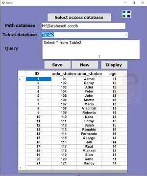 Program manage Microsoft access #database