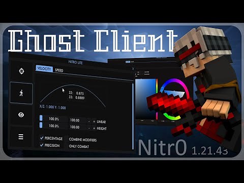 #1 GHOST CLIENT 1.21.44 - Nitr0 Client Minecraft Bedrock Edition (FREE)
