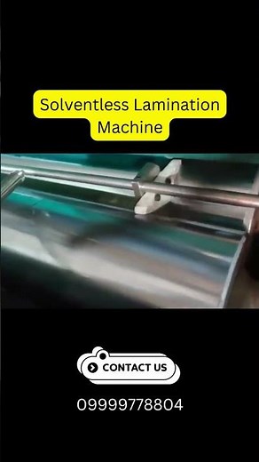 Solventless Lamination Machine