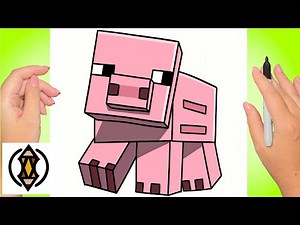 How To Draw Minecraft Pig
