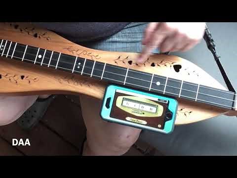 Tuning Your Dulcimer from DAD to DAA tuning | Mountain Dulcimer Lessons