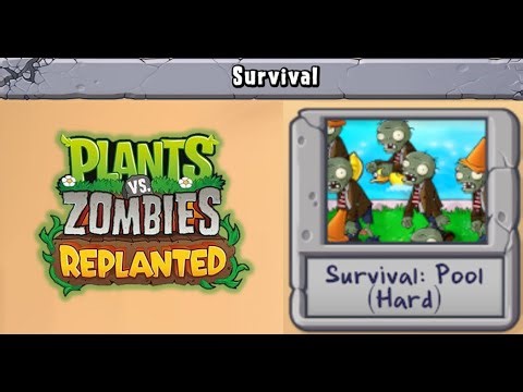 Survival: Pool (Hard) | Plants Vs Zombies Replanted