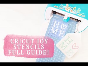 Cricut Joy Stencils : How To Make Stencils on the Cricut Joy!