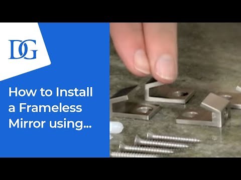How to Install a Rectangle Mirror with Clips | Dulles Glass