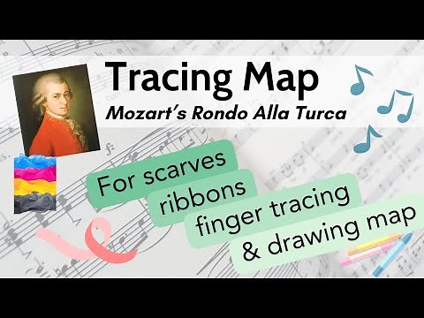Doodling and Tracing Activity - Mozart Rondo alla Turca - Musical Song Map