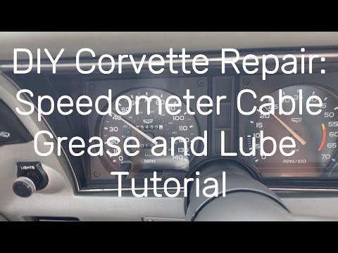 DIY Corvette Repair: Speedometer Cable Grease & Lube Tutorial