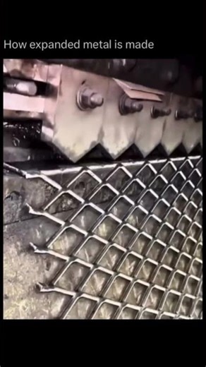 How expanded metal is made #explore #explaining #universe #science #fact