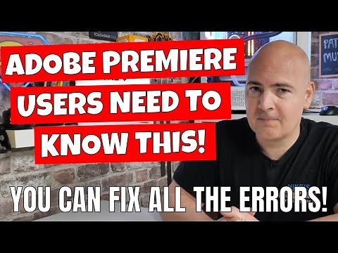 Fix Adobe Premiere Pro Crashing Or Rendering Errors Sound Dropouts