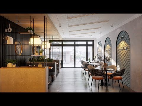 Experience the Cafeteria: A Stunning 3D Walkthrough🌟🍽