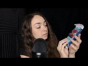 ASMR 2021 NFL Panini Chronicles Hanger Box Opening with Whispering and Gum chewing