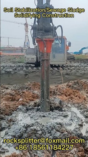 Sludge solidification machines construction