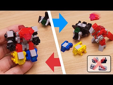 Mini LEGO brick EasyBuild transformer robot TeraForce V mini! #レゴ #レゴ変形ロボ #レゴ作り方 #레고변신로봇 #megazord