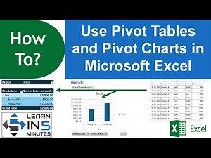 How to Create Pivot Tables and Pivot Charts in Excel | Step-by-Step Tutorial | Learn in 5 Minutes