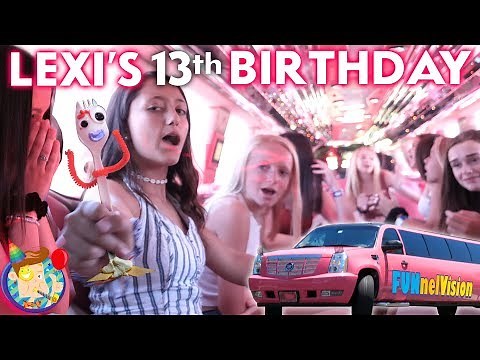 TEENAGER YEARS!! LEXI's 13th BIRTHDAY Party! (FV Family Bday Vlog)