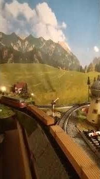 (106) Triangular junction (Y-track) with Märklin M-tracks.