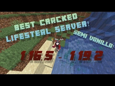 *BEST* 1.16.5 - 1.19.2 | Cracked Lifesteal Server SMP! Minecraft! MINIMUM LAG!
