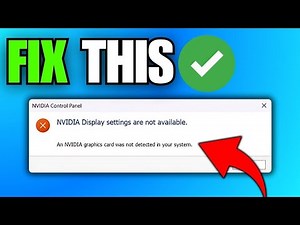 How To Fix Graphics Card Not Detected in Windows 11