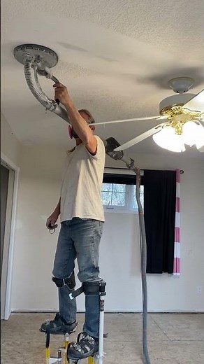 Removing ceiling texture the Easy way !