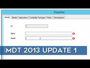 Using MDT 2013 with SQL to Deploy Applications by Make and Model