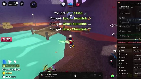 FISH IT Script Pastebin 2025 AUTO FARM, 5X SPEED FISHING, INSTANT FISHING, HALLOWEEN (NO KEY) 🎃