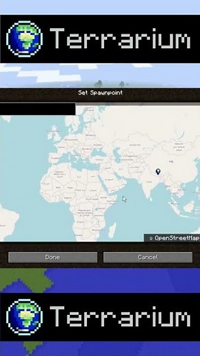 【Minecraft】現実の地形をMinecraftで生成しよう！Mod紹介・Terrarium #Shorts