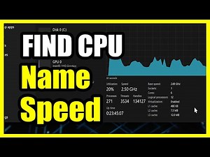 How to Find the CPU Name & Base Speed on Windows 11 PC (Fast Tutorial)