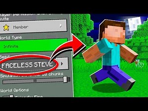 Do NOT Use the FACELESS STEVE Seed in MINECRAFT!