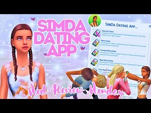 SIMDA DATING APP 💕✨ | MOD REVIEW | THE SIMS 4