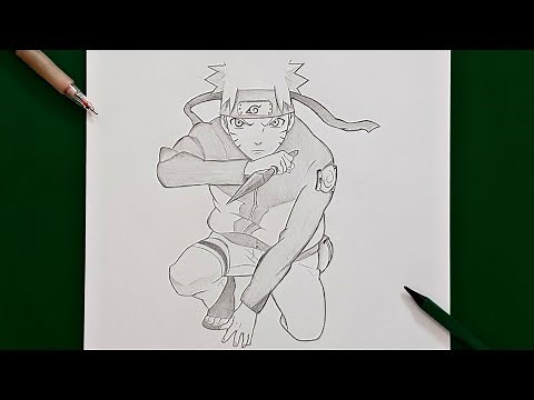 How to draw Naruto | Naruto full body step by step | easy tutorial